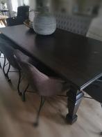 Eettafel groot hout, Huis en Inrichting, Tafels | Eettafels, Ophalen, 100 tot 150 cm, 200 cm of meer, Zo goed als nieuw