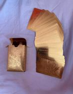 Luxe Gouden Speelkaarten 24K Gold Foil Waterdicht Nieuw, Ophalen, Zo goed als nieuw, Speelkaart(en)