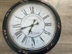 Ronde grand station new york klok (industrieel)Diameter 70cm, Huis en Inrichting, Woonaccessoires | Klokken, Ophalen, Zo goed als nieuw
