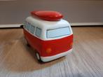 Volkswagen bus spaarpot rood 15 cm lang, Ophalen of Verzenden, Steen, Aardewerk of Keramiek, Vervoermiddel