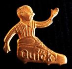 Quick voetbalschoen speld- goudkleur, Verzamelen, Speldjes, Pins en Buttons, Verzenden, Nieuw, Sport, Speldje of Pin