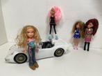 Bratz poppen collectie met Bratz World Convertible Cruiser., Kinderen en Baby's, Speelgoed | Poppen, Ophalen of Verzenden, Gebruikt