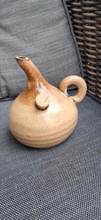 Handgemaakt Groninger Aardewerk Olijfolie Flesje:, Antiek en Kunst, Ophalen of Verzenden