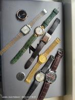Partij vintages horloges, Overige merken, Staal, Ophalen of Verzenden