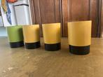 Manade Samp Design Plantenbakken/Prullenbakken - 4 stuks, Kunststof, Gebruikt, Schaal, Rond
