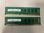 Samsung 2x 4GB DDR3 1600mhz, 8 GB, DDR3, Ophalen of Verzenden, Zo goed als nieuw
