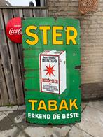 Vintage Ster Tabak Emaille Reclamebord, Ophalen, Reclamebord, Gebruikt, .