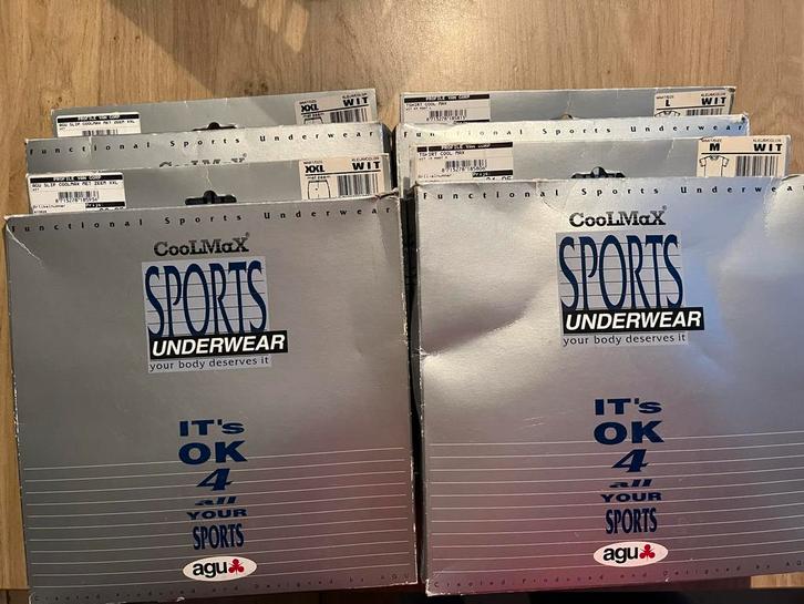 Thermo Ondergoed - Agu Coolmax Sports Underwear, Kleding | Heren, Ondergoed, Overige typen, Wit, Ophalen
