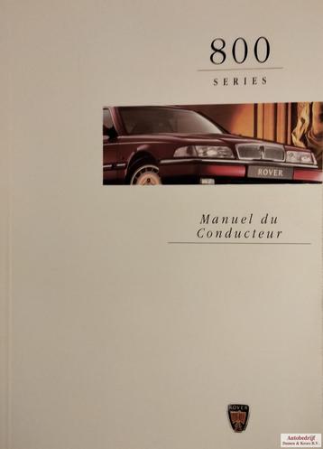 Handboek Rover 800 serie instructieboekje RCL0196FRE (Franst beschikbaar voor biedingen