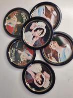 Vintage 1970 Coca-Cola onderzetters, Huis en Inrichting, Ophalen of Verzenden, Zo goed als nieuw, Glas of Kopje