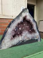 XXL!! Amethist Geode 40x52cm! 49kg+ Amethyst MP9, Ophalen of Verzenden, Mineraal