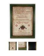 Merklap 1841, Antiek en Kunst, Antiek | Kleden en Textiel, Ophalen of Verzenden