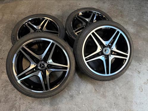 ✅ 18 Inch Mercedes OEM Velgen 5x112 A B C Klasse CLA AMG, Auto-onderdelen, Banden en Velgen, Banden en Velgen, Zomerbanden, 18 inch