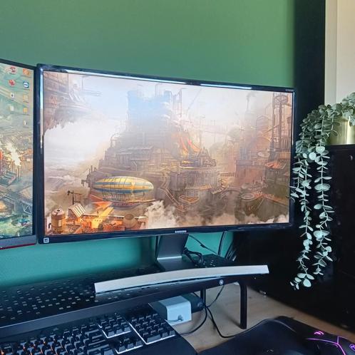 Samsung Monitor 27" S27D590CS, Computers en Software, Monitoren, Zo goed als nieuw, 60 Hz of minder, DisplayPort, HDMI, VGA, Gaming