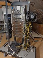 Mining rig met 2600 watt voeding, Ophalen, Zo goed als nieuw
