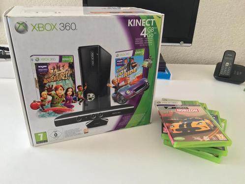 Xbox 360 4GB + Games, Spelcomputers en Games, Spelcomputers | Xbox 360, 4 GB, 360 S, Ophalen