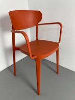 8x Kantinestoelen Stapelstoelen Steenrood, Ophalen, Blauw, Nieuw, X