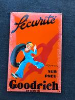 Goodrich banden emaille reclamebord, Ophalen of Verzenden, Zo goed als nieuw, Reclamebord