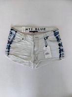 Nieuwe Anti Blue Shorts - Maat XS - Met Tie-Dye print, Kleding | Dames, Spijkerbroeken en Jeans, Anti Blue, Wit, Nieuw, Ophalen of Verzenden