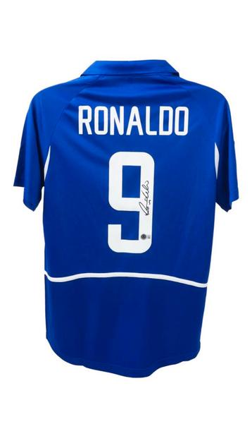 Gesigneerd Brazilië shirt Ronaldo R9 beschikbaar voor biedingen
