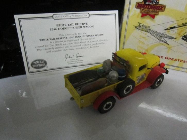 dodge power wagon 1946, Hobby en Vrije tijd, Modelauto's | 1:43, Nieuw, Bus of Vrachtwagen, Matchbox, Ophalen of Verzenden