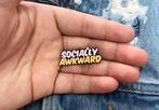 SOCIAALWARD! - EMAILLE PIN Ziet er geweldig uit op alles., Sieraden, Tassen en Uiterlijk, Goud, Goud, Ophalen of Verzenden, Zo goed als nieuw