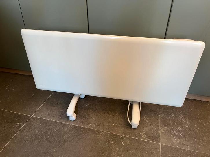Nobo Front elektrisch verwarming 1250 W wit NCU2TE wieltjes, Doe-het-zelf en Verbouw, Verwarming en Radiatoren, Zo goed als nieuw