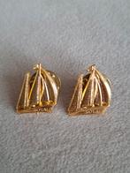 Royale Gouden Zeilboot Speldjes / Badges, Minder dan 4 cm, Ophalen of Verzenden, Zo goed als nieuw, Goud