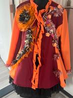Oranje /donker rood aparte nieuwe carnavalsjas maat xl, Carnaval, Maat 46/48 (XL) of groter, Nieuw, Ophalen of Verzenden