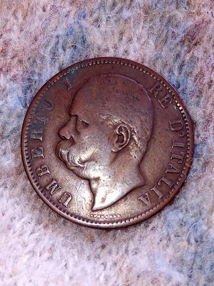 Italiaanse 10 Centesimi 1894 - Umberto I, Postzegels en Munten, Munten | Nederland, Losse munt, 10 cent, Vóór koninkrijk, Ophalen of Verzenden