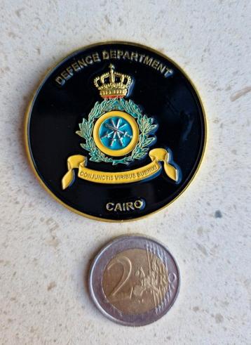 Zeldzame coin Defence Department Ambassade Cairo beschikbaar voor biedingen