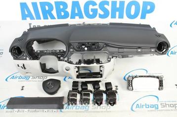 Airbag set - Dashboard zwart wit facelift Mercedes B W246 beschikbaar voor biedingen