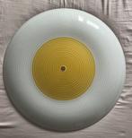 Grote plafonniere jaren vijftig vintage, Huis en Inrichting, Lampen | Plafondlampen, Ophalen of Verzenden, Zo goed als nieuw, Glas