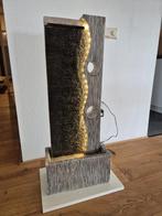 Sculptuur Beeld Fontein met water en licht van polystone, Antiek en Kunst, Kunst | Beelden en Houtsnijwerken, Ophalen of Verzenden