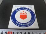 sticker logo royal nederland verzekeringen, Verzamelen, Ophalen, Zo goed als nieuw, Bedrijf of Vereniging