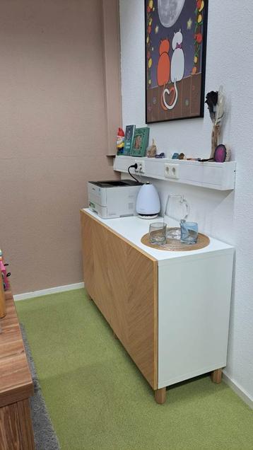 Mooie bruine Ikea Besta opberger kast - afbeelding 1