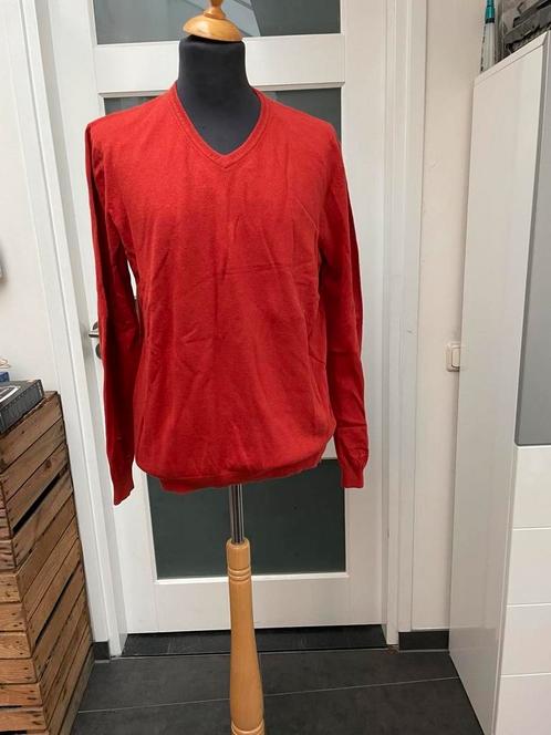 Brax fijne trui maat 50 /M rood (donkerder dan op de foto), Kleding | Heren, Truien en Vesten, Zo goed als nieuw, Maat 48/50 (M)
