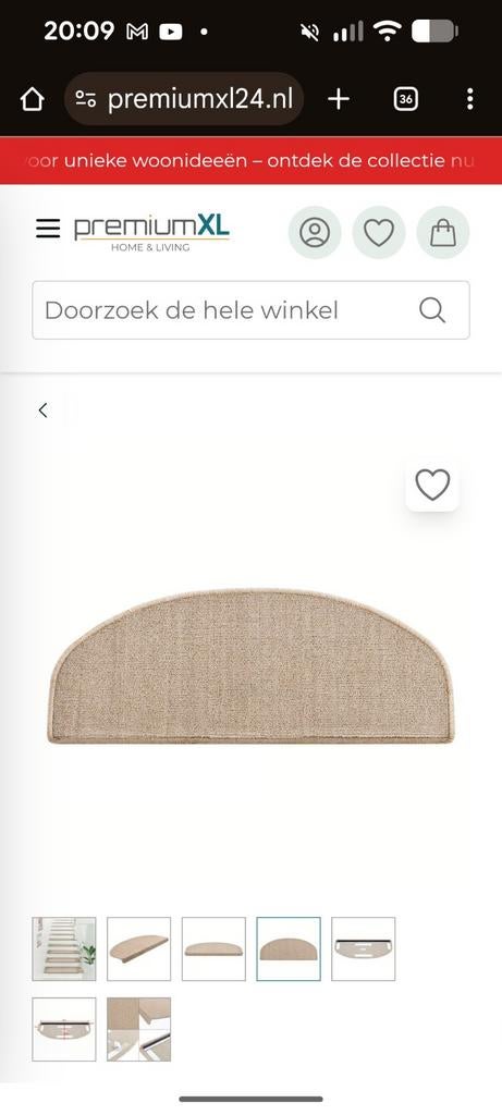 Trapmat Carousel Havana 20x56 cm set van 15 kopen