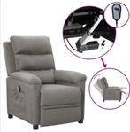 Elektrische Relaxfauteuil Grijs, Huis en Inrichting, Fauteuils, Nieuw, 75 tot 100 cm, Ophalen of Verzenden, 75 tot 100 cm