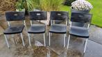 Eetkamerstoelen Ikea type Herman, Huis en Inrichting, Stoelen, Ophalen, Kunststof, Gebruikt, Zwart