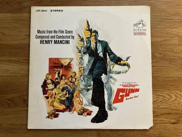 Henry Mancini / Gunn ...Number One!: Music From The, Cd's en Dvd's, Vinyl | Jazz en Blues, Zo goed als nieuw, Jazz, 1980 tot heden