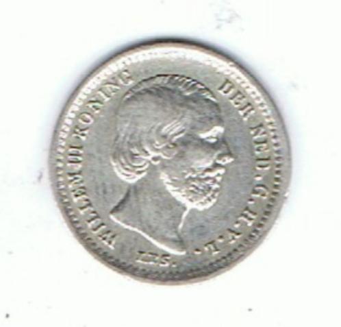 18-1125 Nederland 5 cent 1855, Postzegels en Munten, Munten | Nederland, Losse munt, 5 cent, Koning Willem III, Zilver, Verzenden