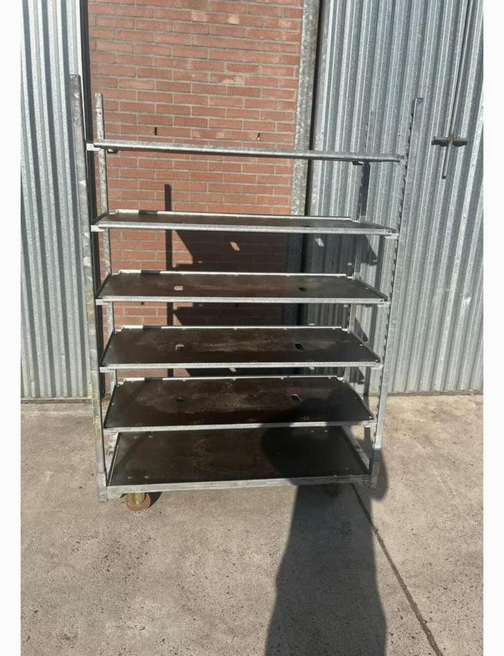 Deense cc kar | kar | verrijdbaar | bloemenkar | bakkerskar, Doe-het-zelf en Verbouw, Transportwagens, Zo goed als nieuw, Transportkar