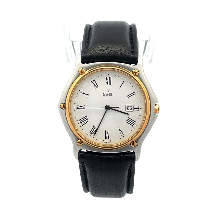 Ebel sport staal/gouden horloge met datum functie, Sieraden, Tassen en Uiterlijk, Horloges | Heren, Zo goed als nieuw, Overige merken