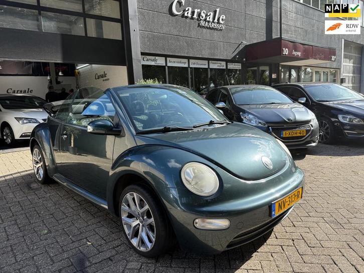 Volkswagen New Beetle Cabriolet 1.4 Highline cabrio, Auto's, Volkswagen, Bedrijf, Te koop, Beetle (Kever), ABS, Airbags, Centrale vergrendeling