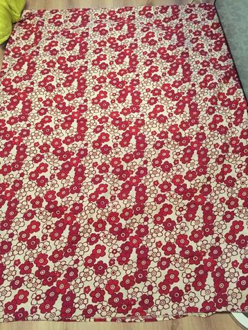 IKEA dekbedovertrek met 1 sloop rood bloemen 140x200 60x70cm beschikbaar voor biedingen