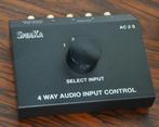 SpeaKa Professional 4-Poorts Cinch Audio Switch, Ophalen of Verzenden, Zo goed als nieuw