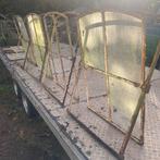 6x gietijzeren stalramen 4 x te openen, Ophalen