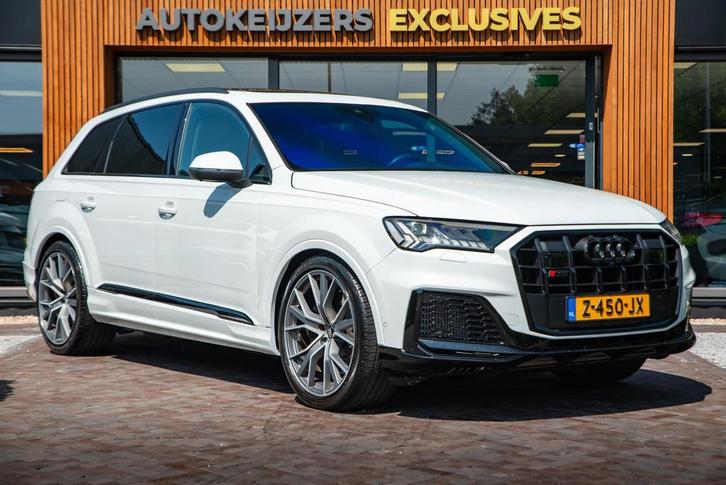 Audi SQ7 4.0 TFSI SQ7 quattro B&O 360 Camera Stoelvent. Luch, Auto's, Audi, Bedrijf, Te koop, SQ7, 4x4, ABS, Achteruitrijcamera