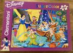 Disney-puzzels "Mickey Mouse en vrienden" en "Sneeuwwitje", Ophalen of Verzenden, Meer dan 50 stukjes, Gebruikt, 6 jaar of ouder